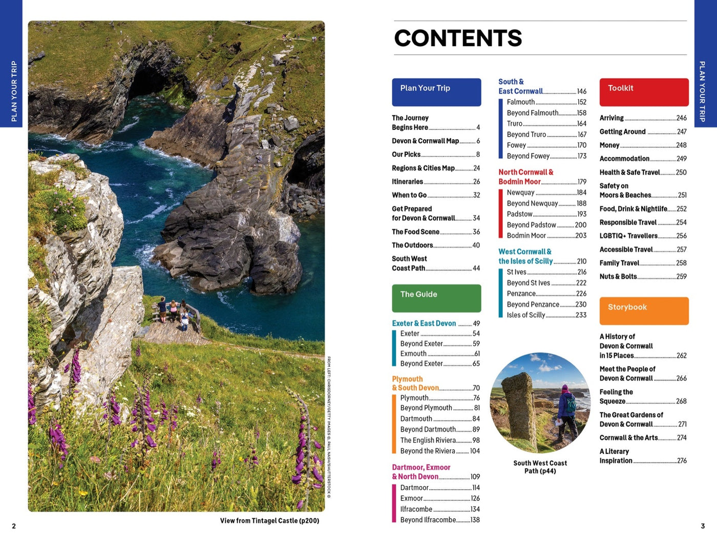 Lonely Planet Devon & Cornwall inside page 1