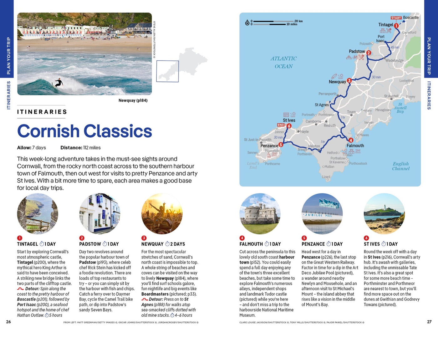 Lonely Planet Devon & Cornwall inside page 5