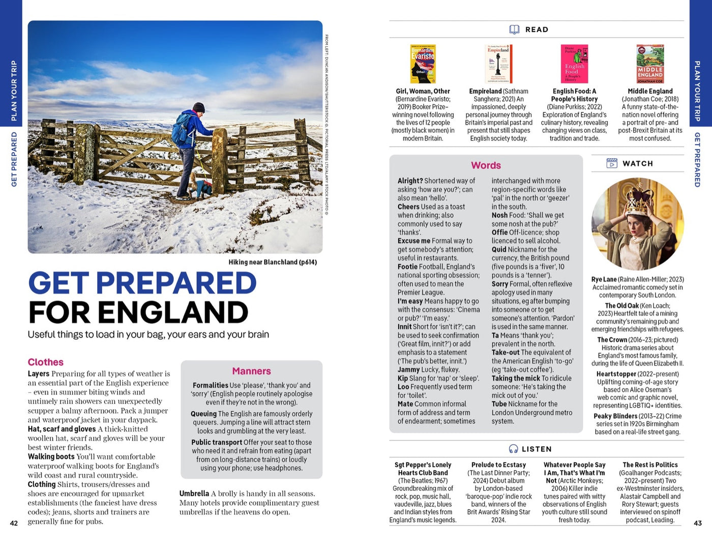 Lonely Planet England inside page 7
