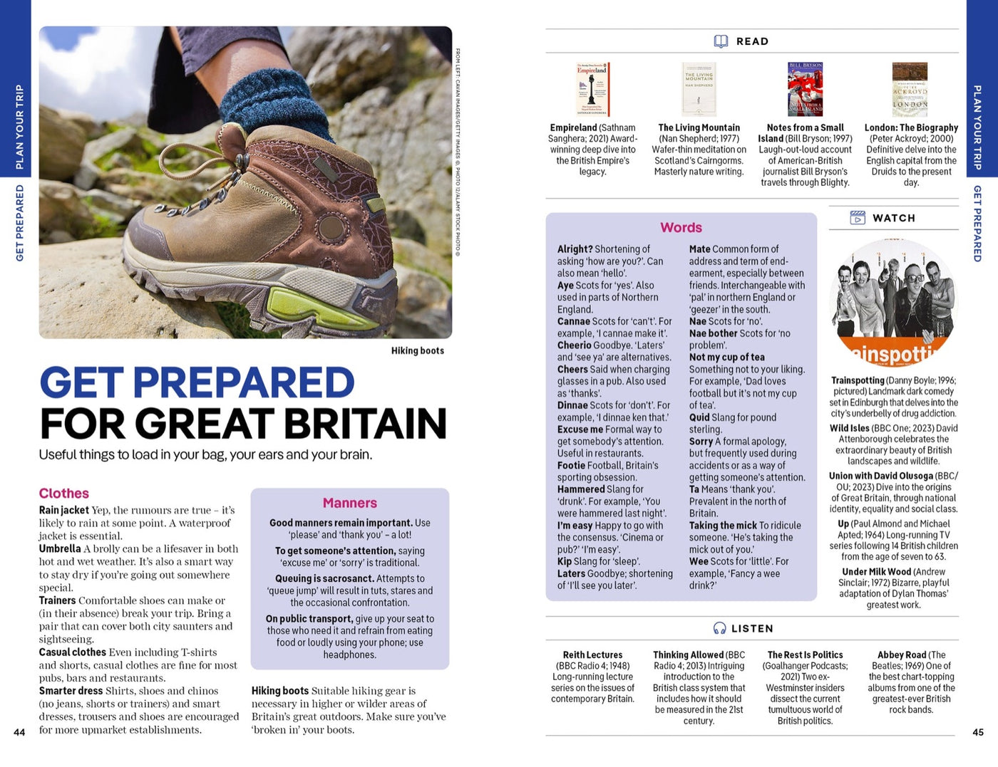 Lonely Planet Great Britain inside page 7