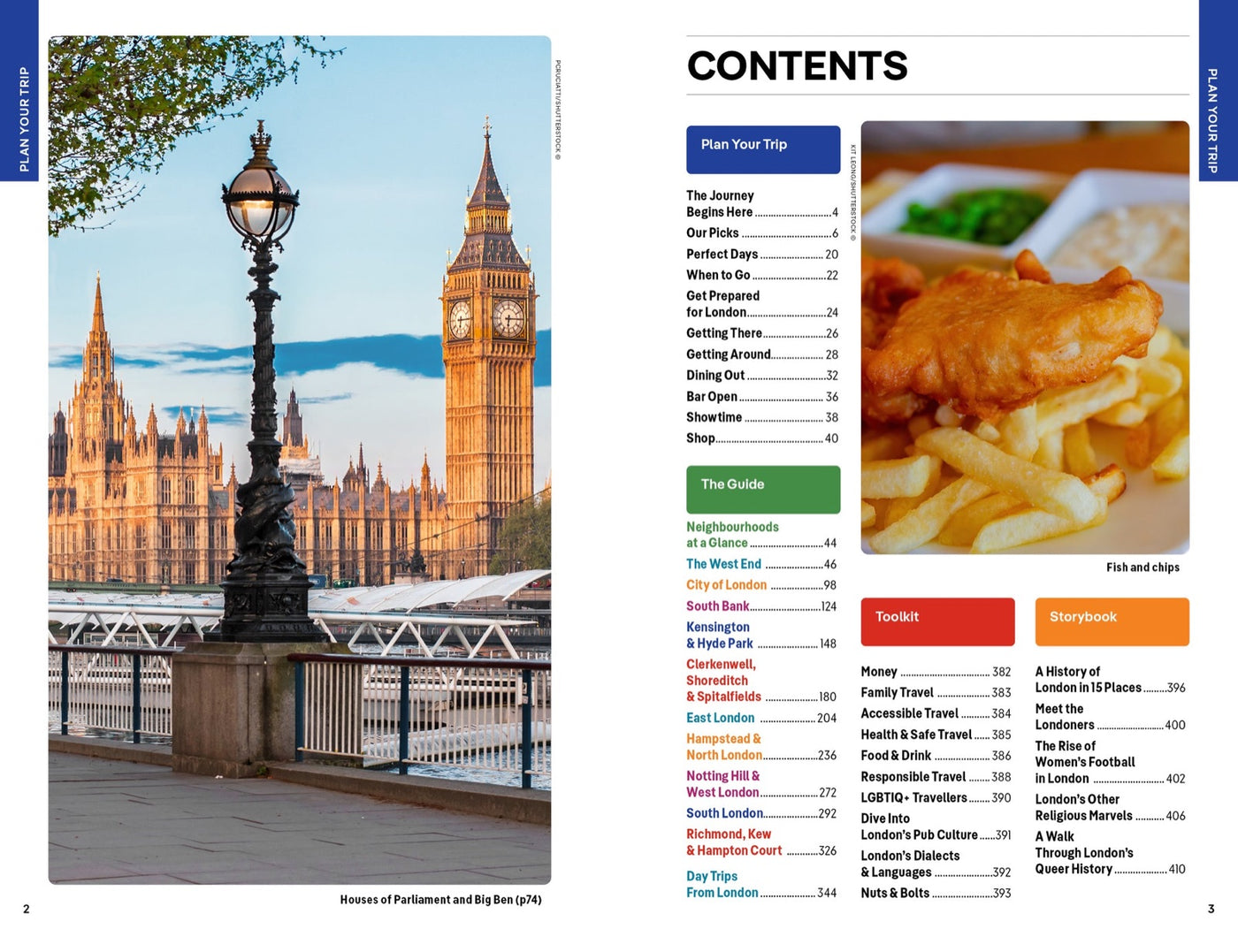 Lonely Planet London inside page 1