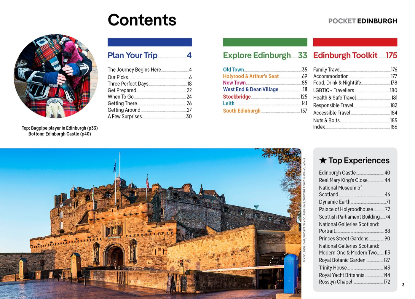 Lonely Planet Pocket Edinburgh inside page 1