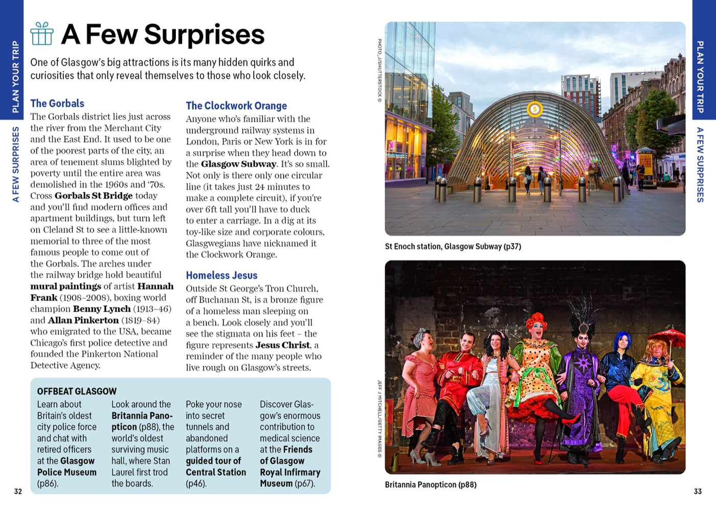 Lonely Planet Pocket Glasgow inside page 7