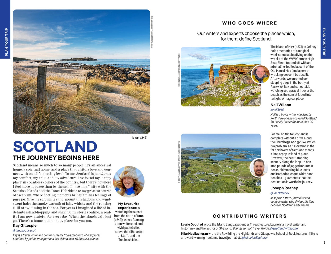 Lonely Planet Scotland inside page 2