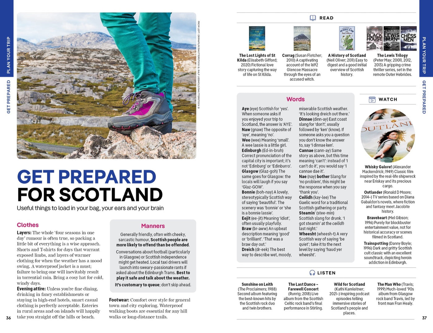Lonely Planet Scotland inside page 7
