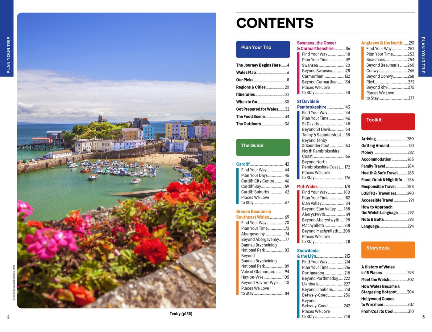 Lonely Planet Wales inside page 1