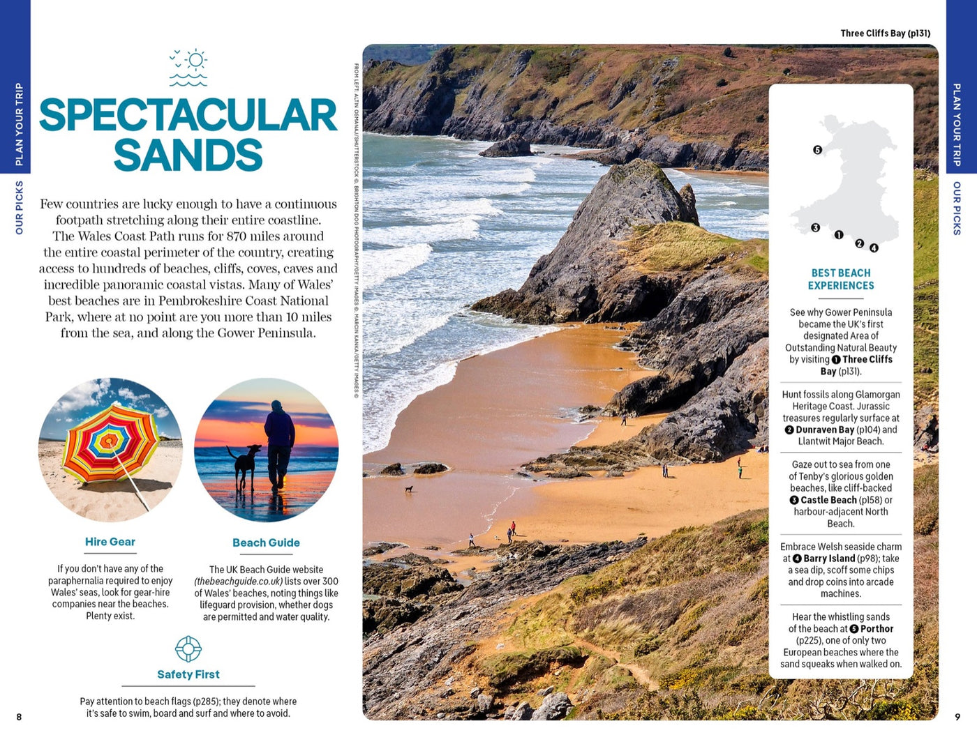 Lonely Planet Wales inside page 4