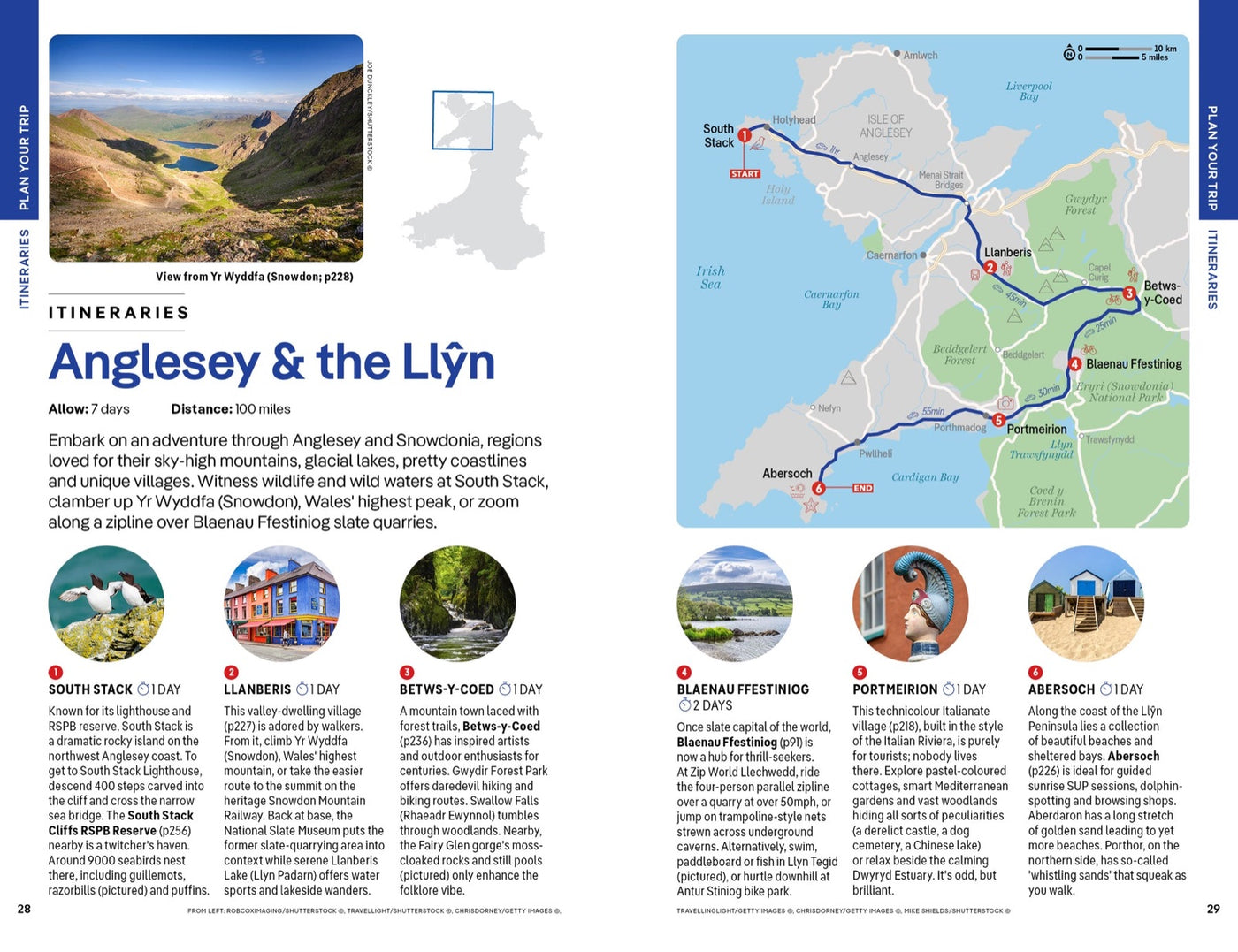 Lonely Planet Wales inside page 5