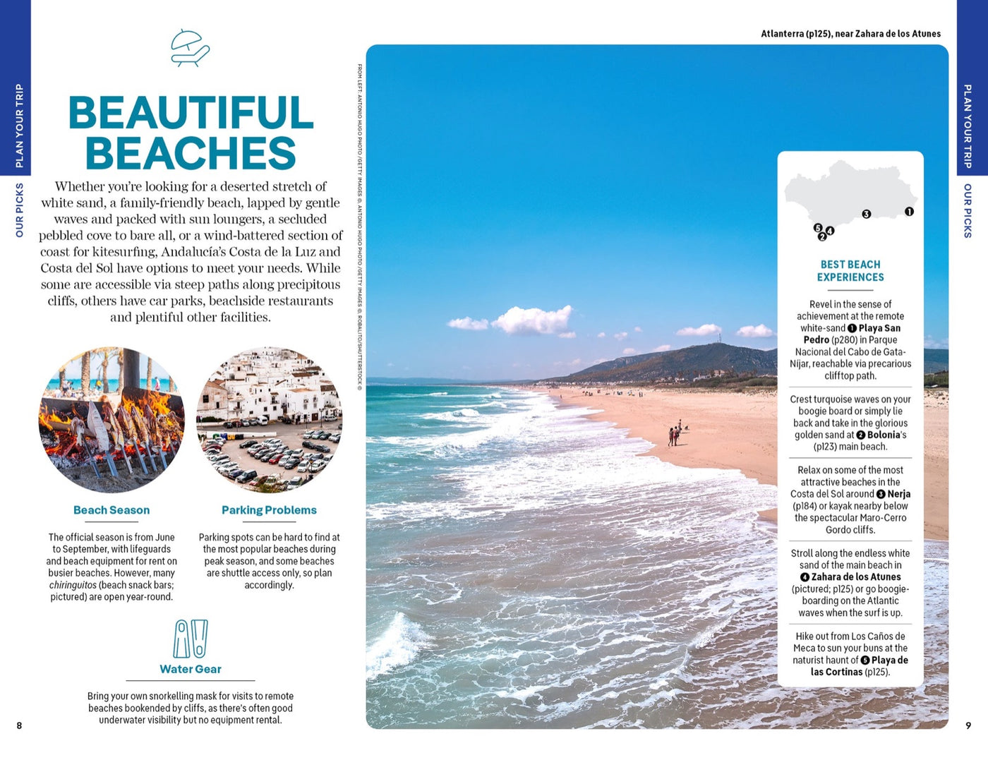 Lonely Planet Andalucia inside page 4