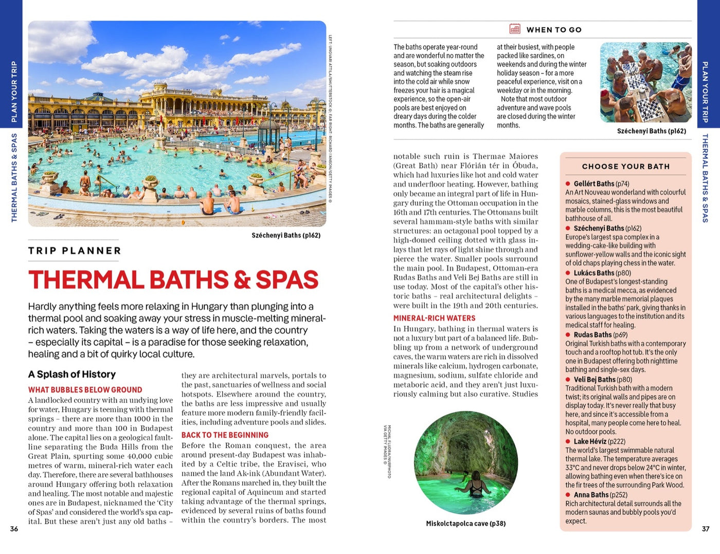 Lonely Planet Budapest & Hungary inside page 9
