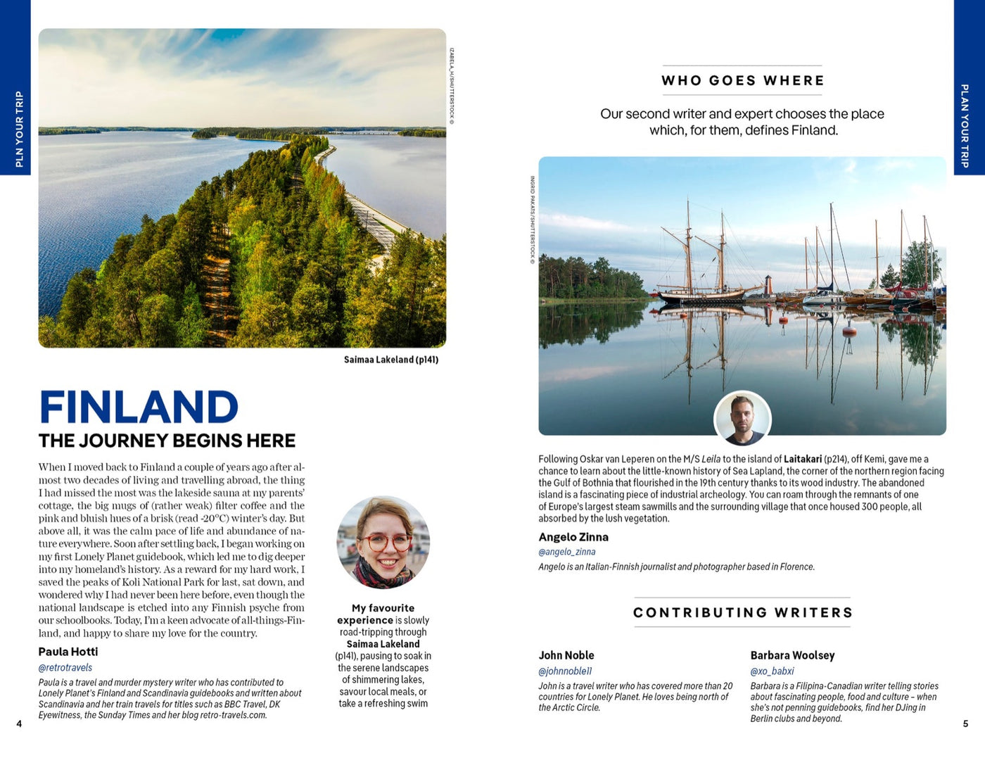 Lonely Planet Finland inside page 2