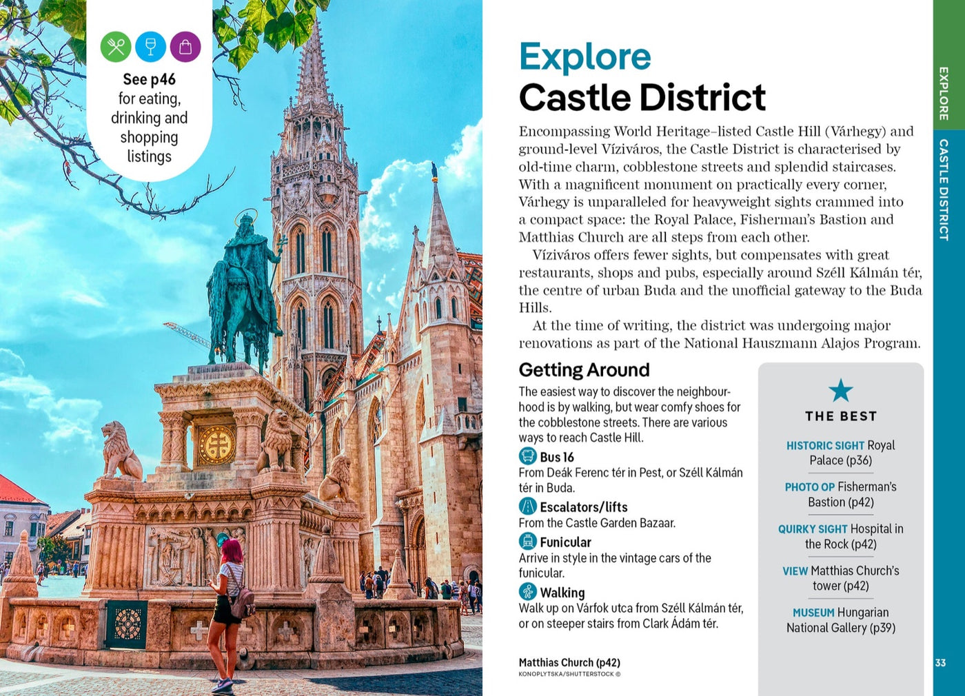 Lonely Planet Pocket Budapest inside page 9