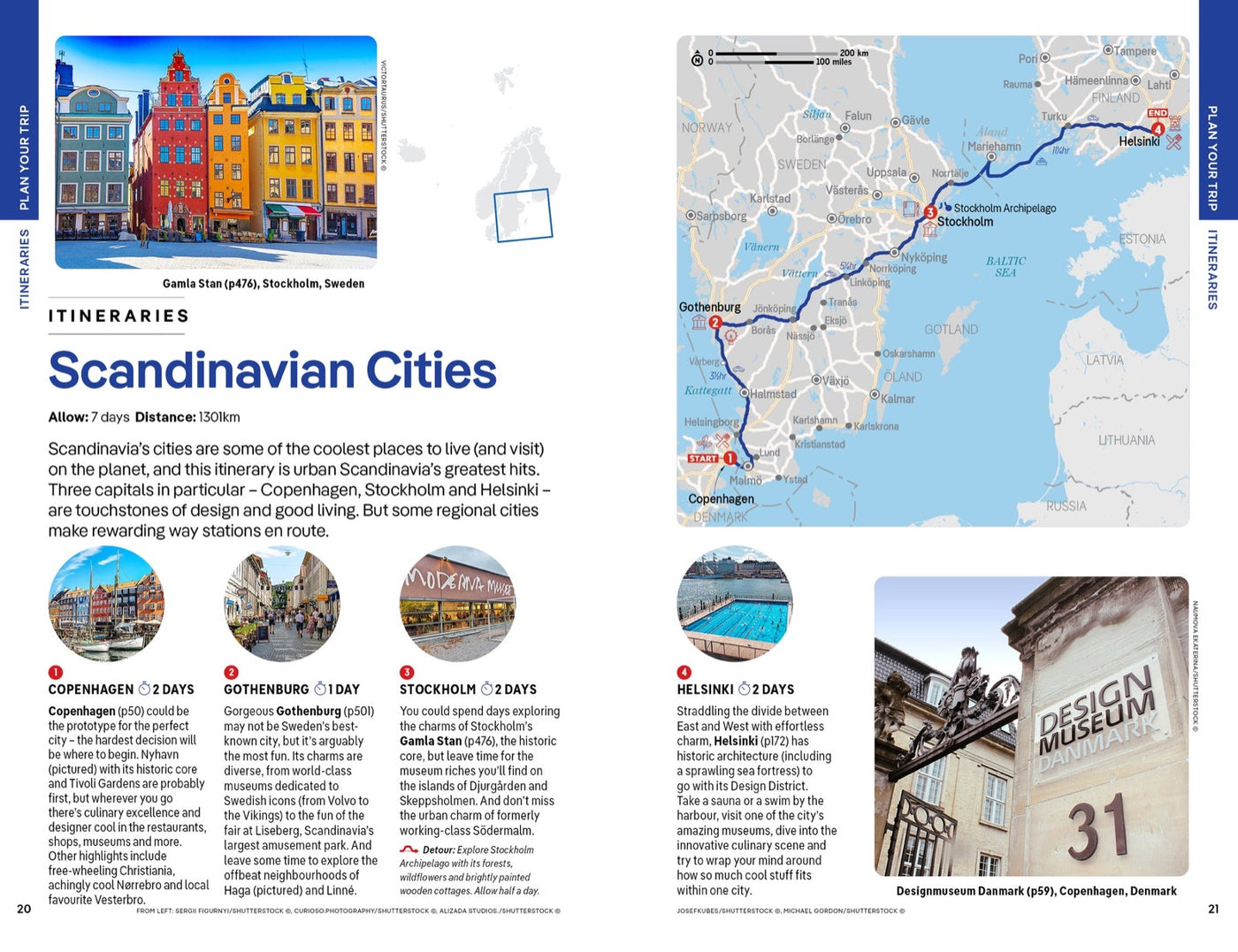 Lonely Planet Scandinavia inside page 5