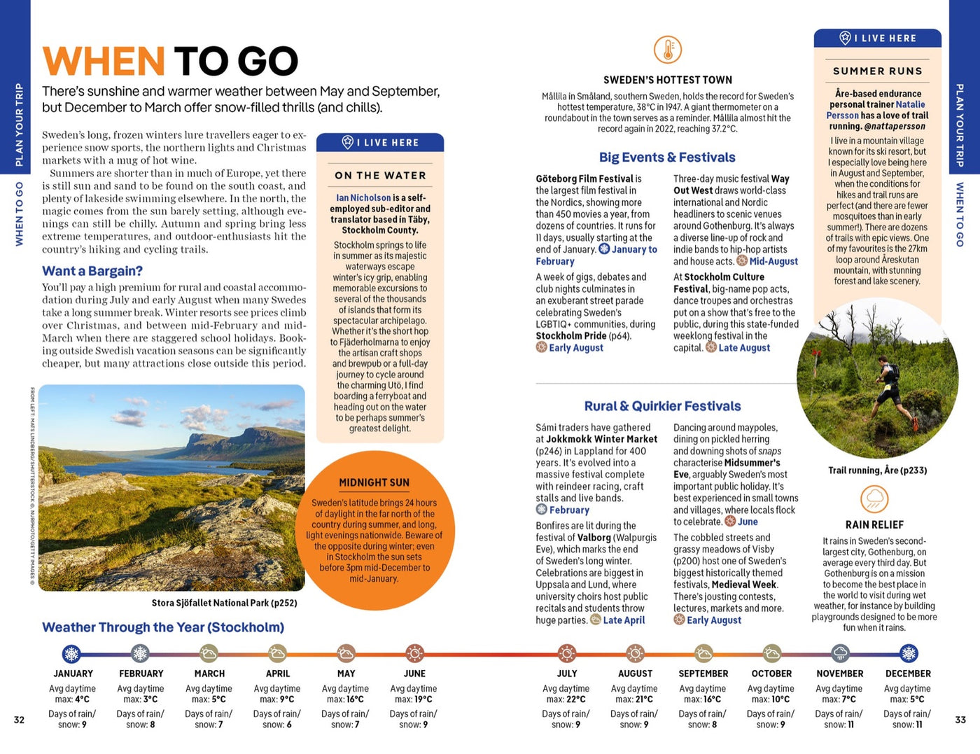Lonely Planet Sweden inside page 6