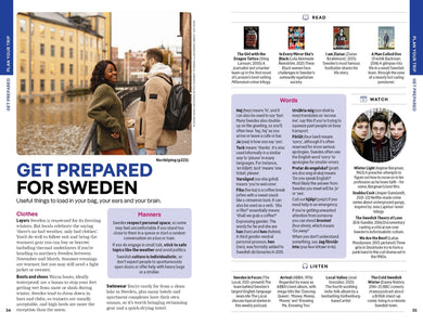 Lonely Planet Sweden inside page 7