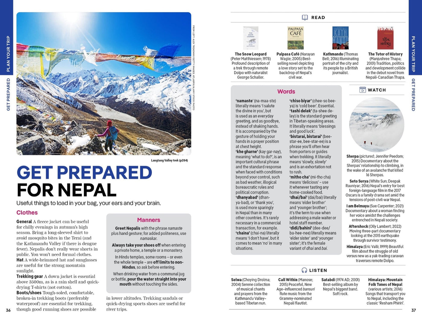 Lonely Planet Nepal inside page 7