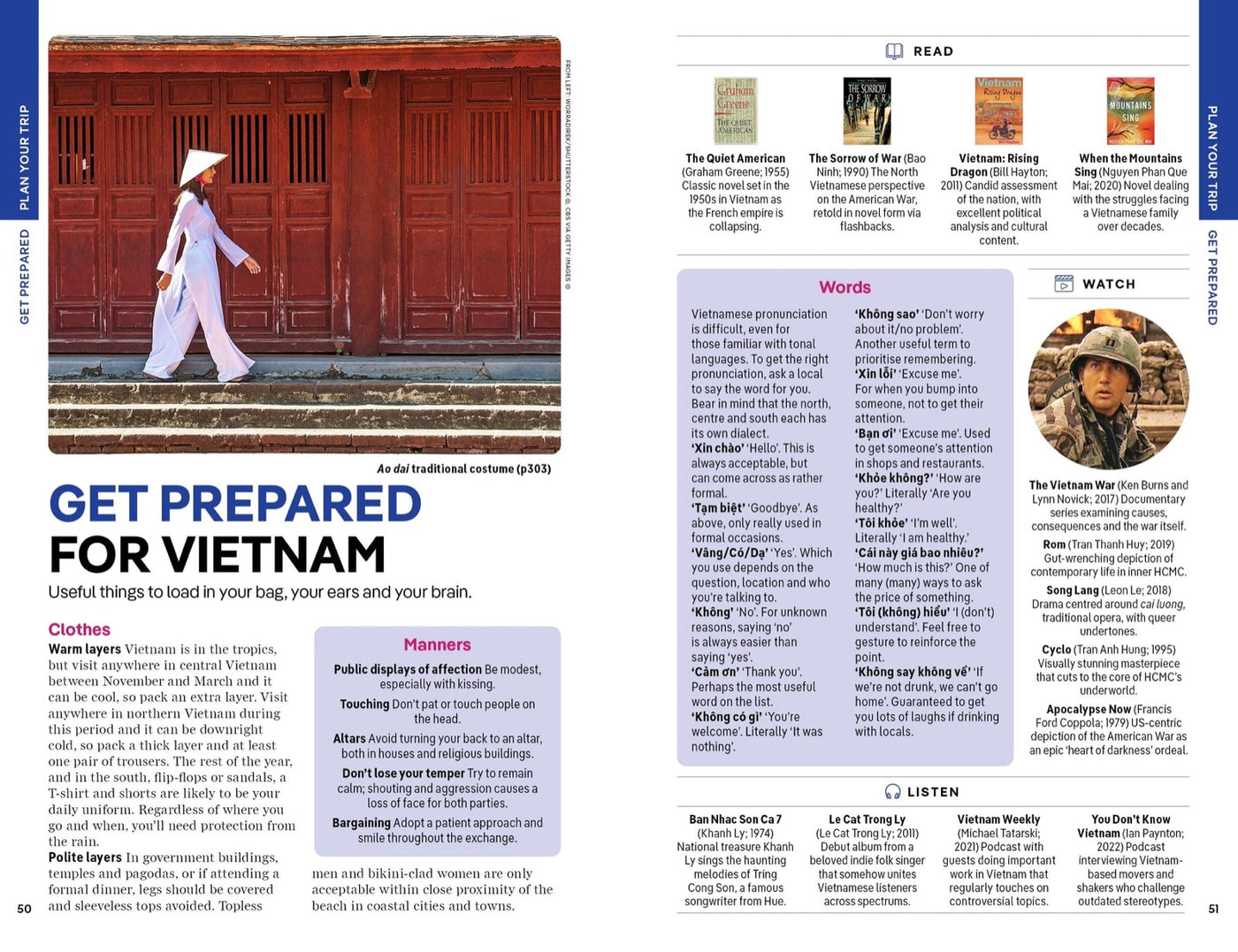 Lonely Planet Vietnam inside page 7