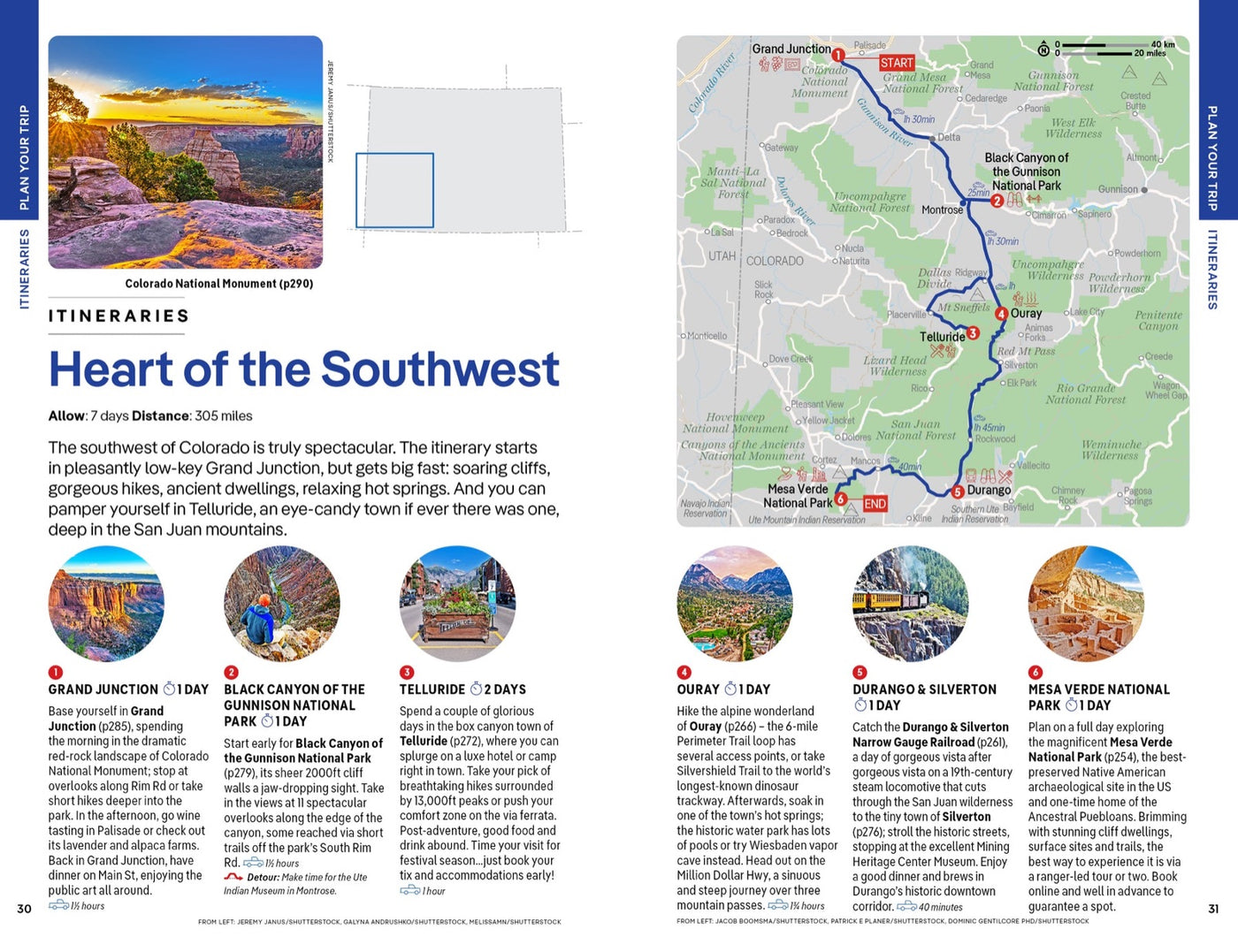 Lonely Planet Colorado inside page 5