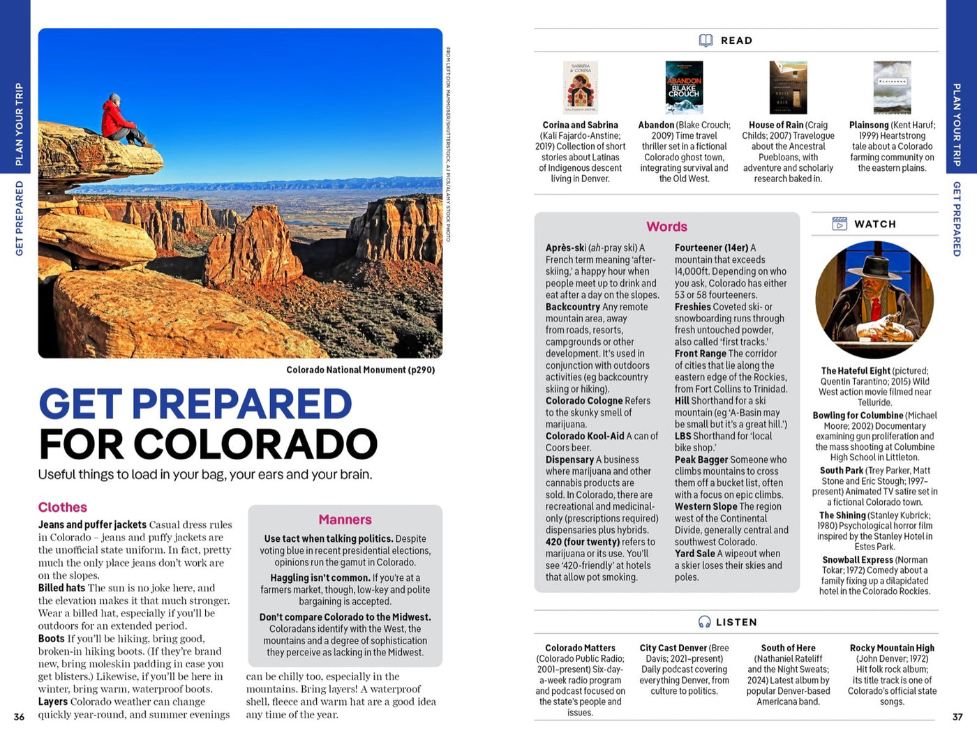 Lonely Planet Colorado inside page 7