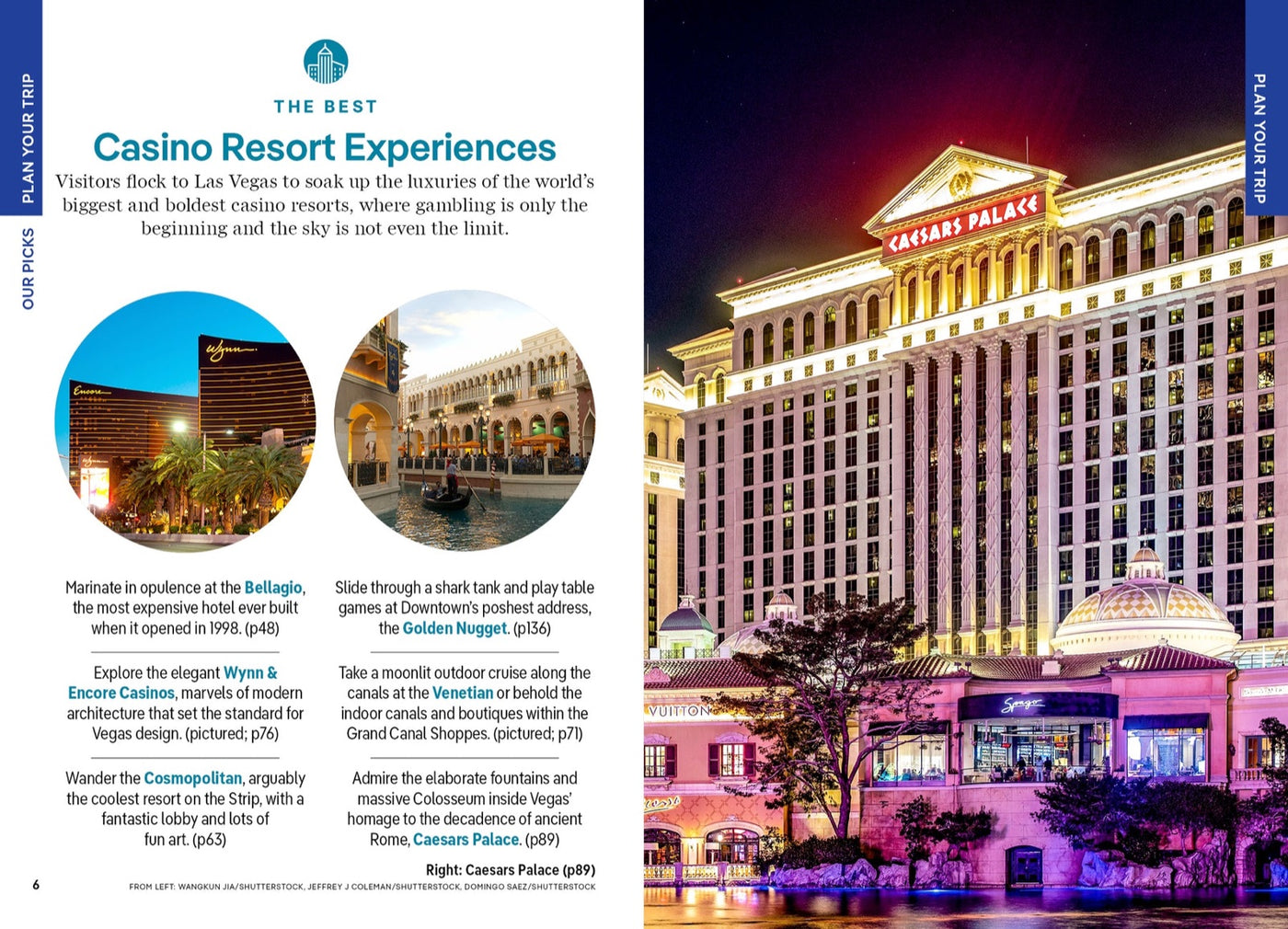 Lonely Planet Pocket Las Vegas inside page 2