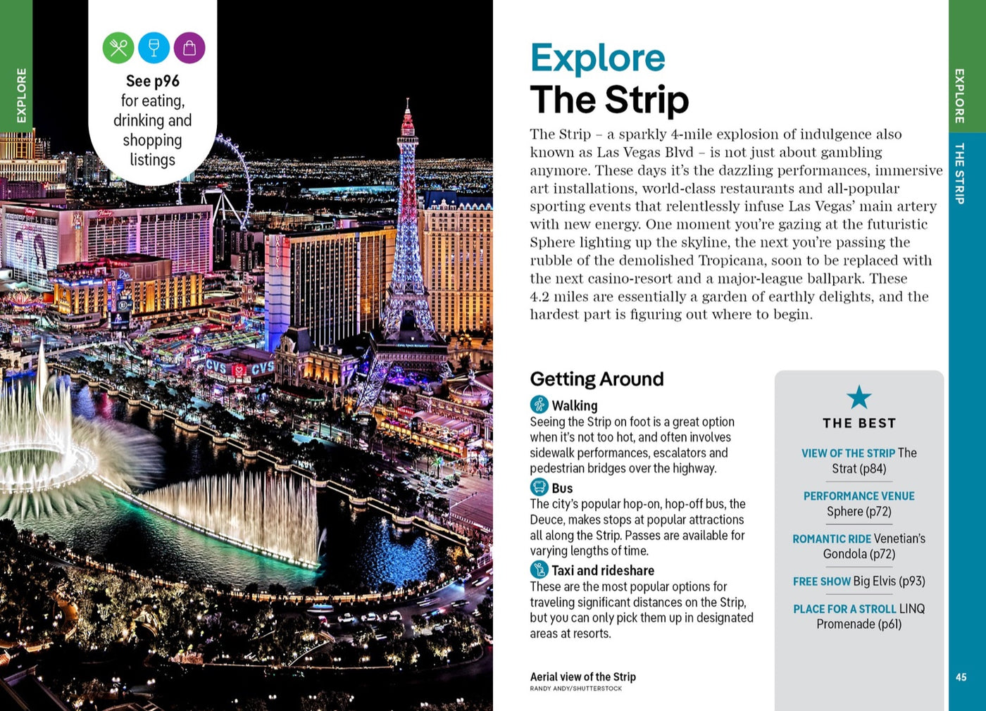 Lonely Planet Pocket Las Vegas inside page 9