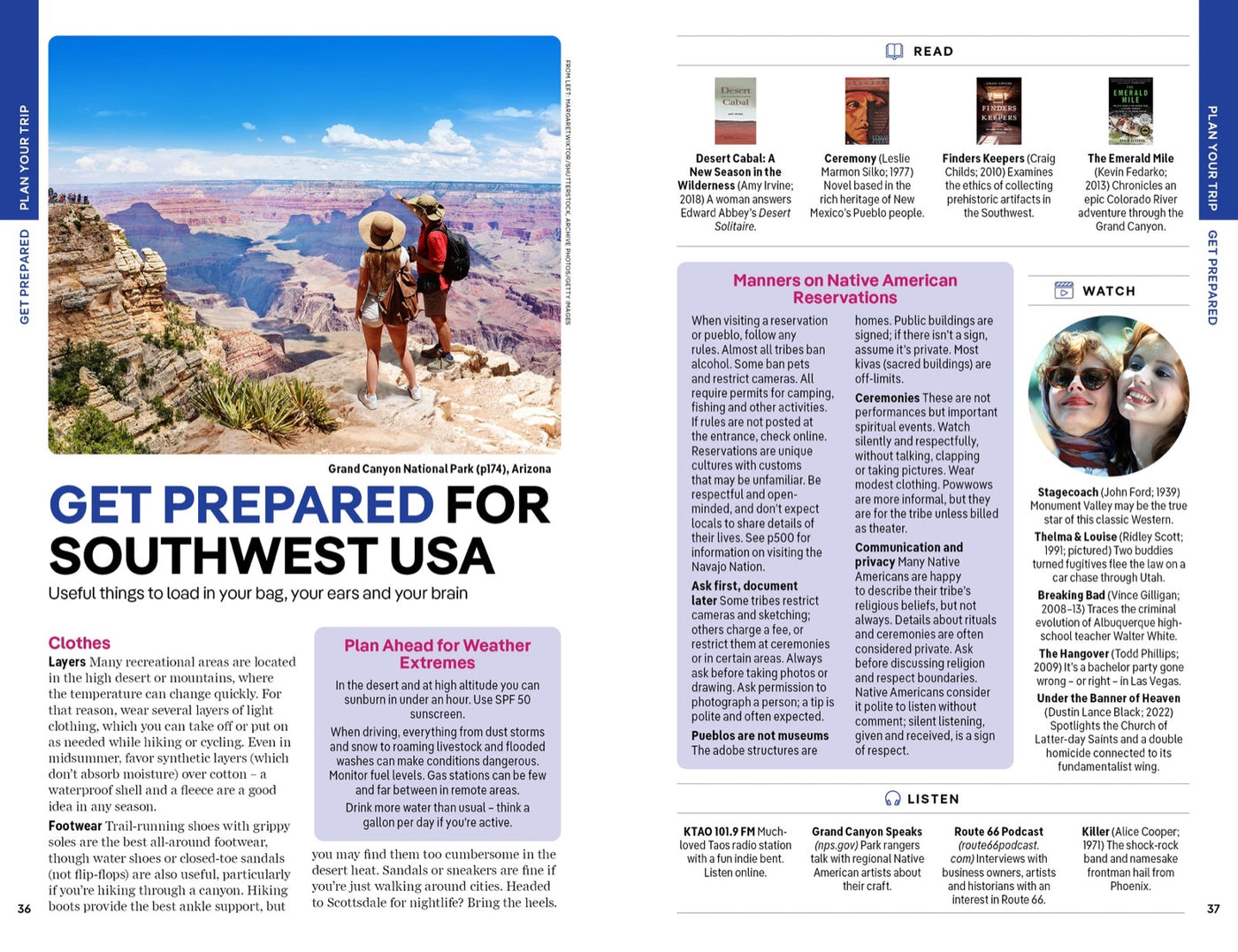 Lonely Planet Southwest USA inside page 7