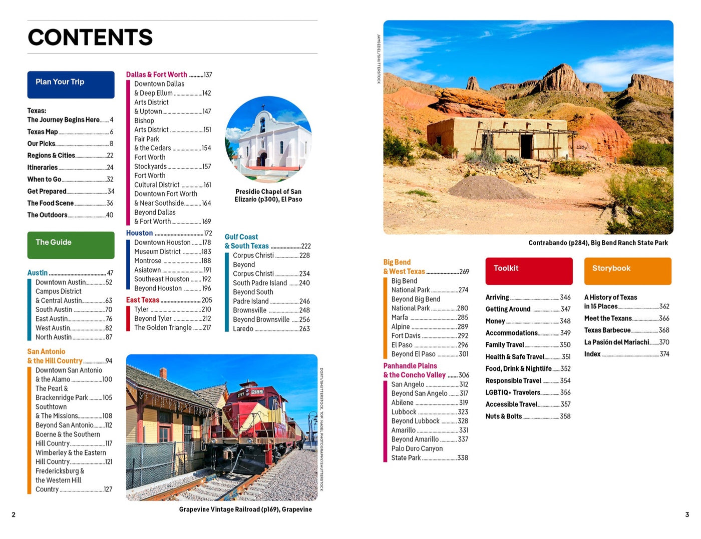 Lonely Planet Texas inside page 1