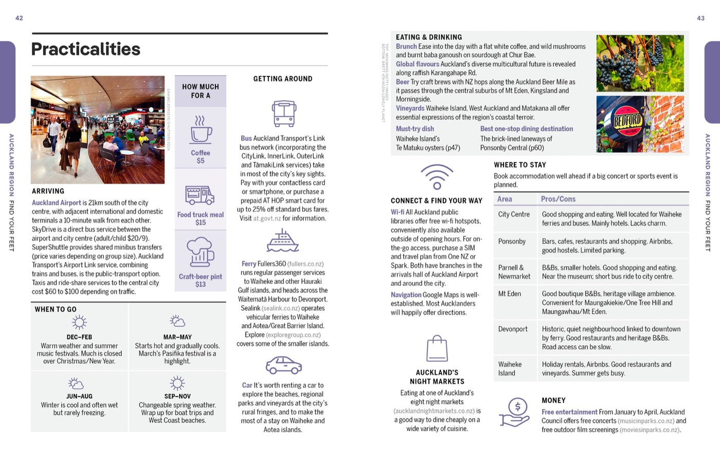 Lonely Planet Experience New Zealand inside page 9