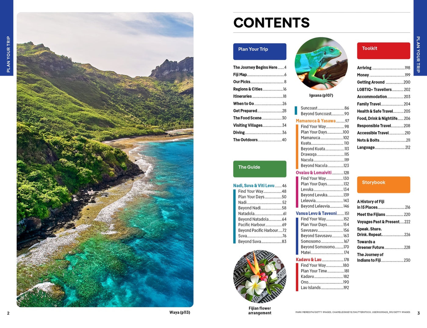 Lonely Planet Fiji inside page 1