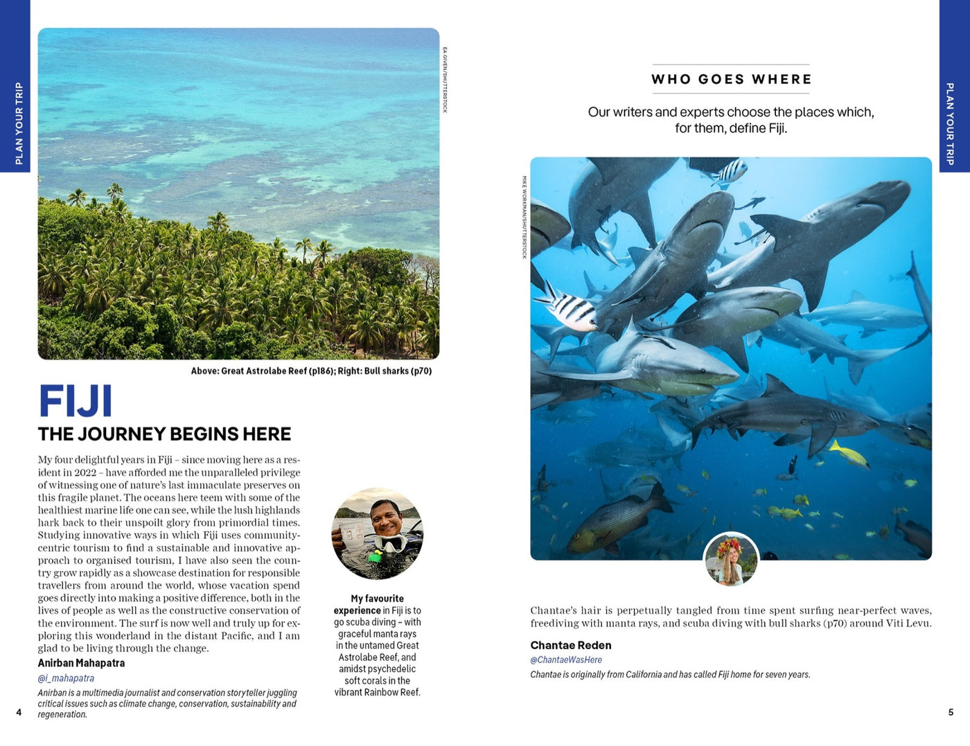 Lonely Planet Fiji inside page 2