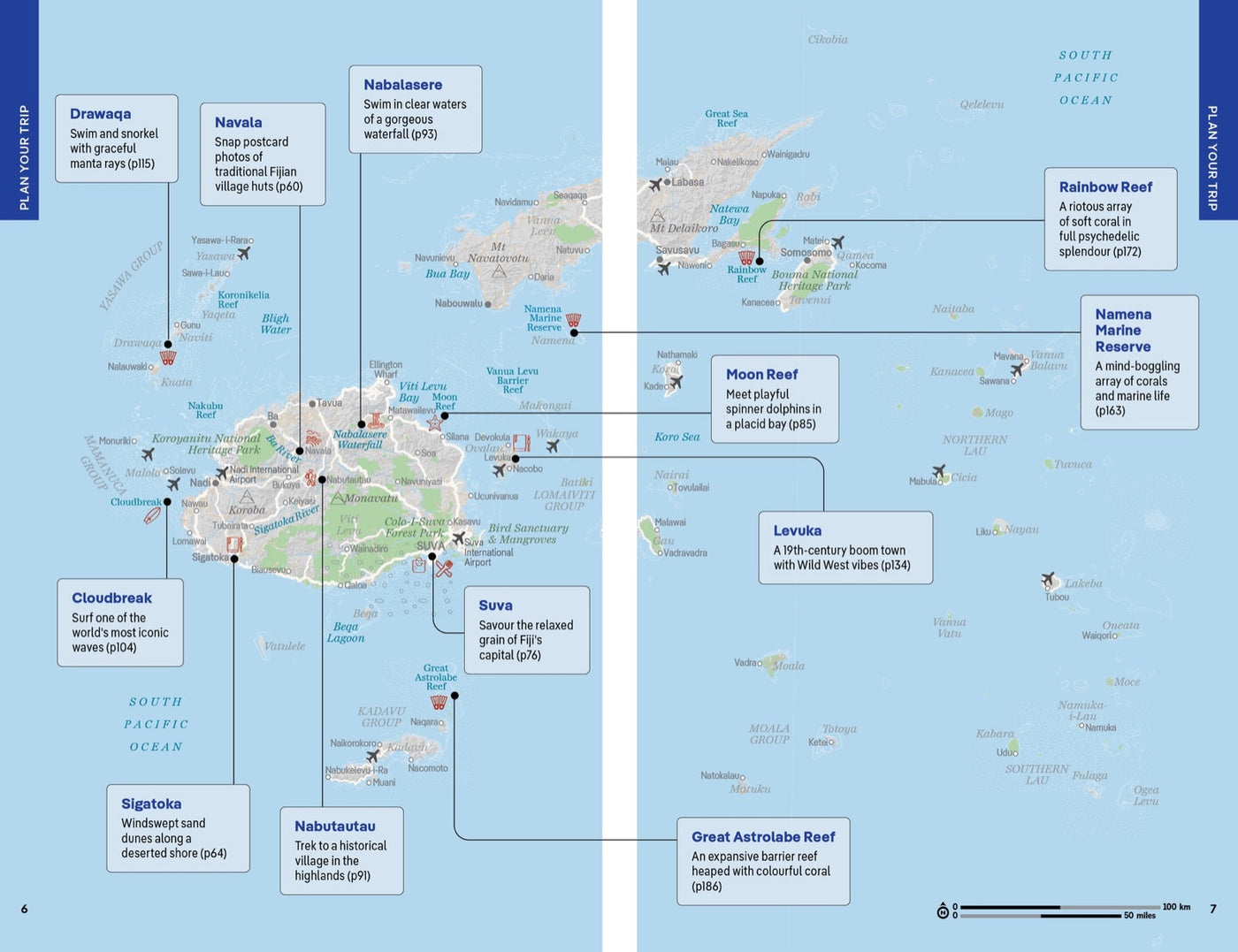 Lonely Planet Fiji inside page 3