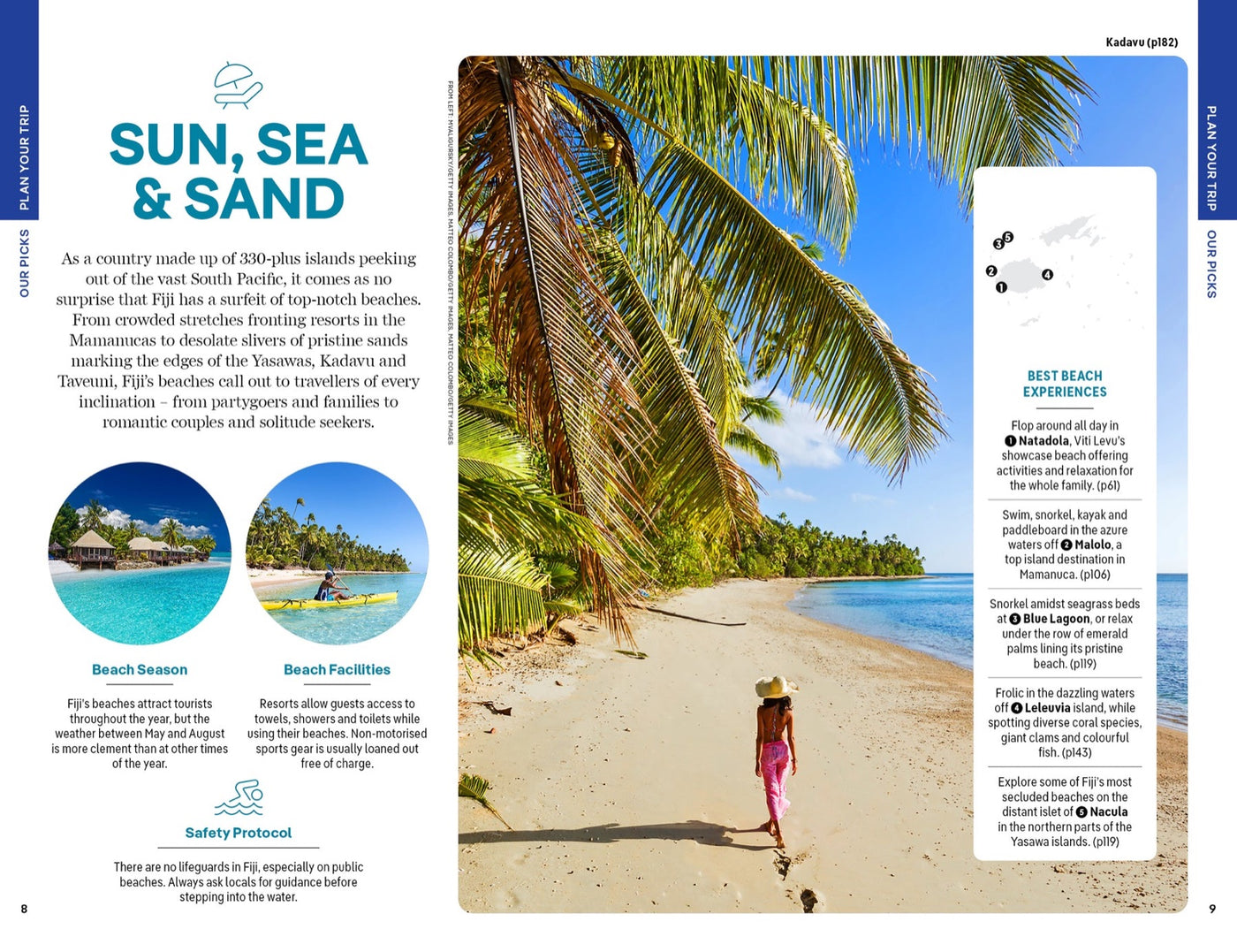 Lonely Planet Fiji inside page 4
