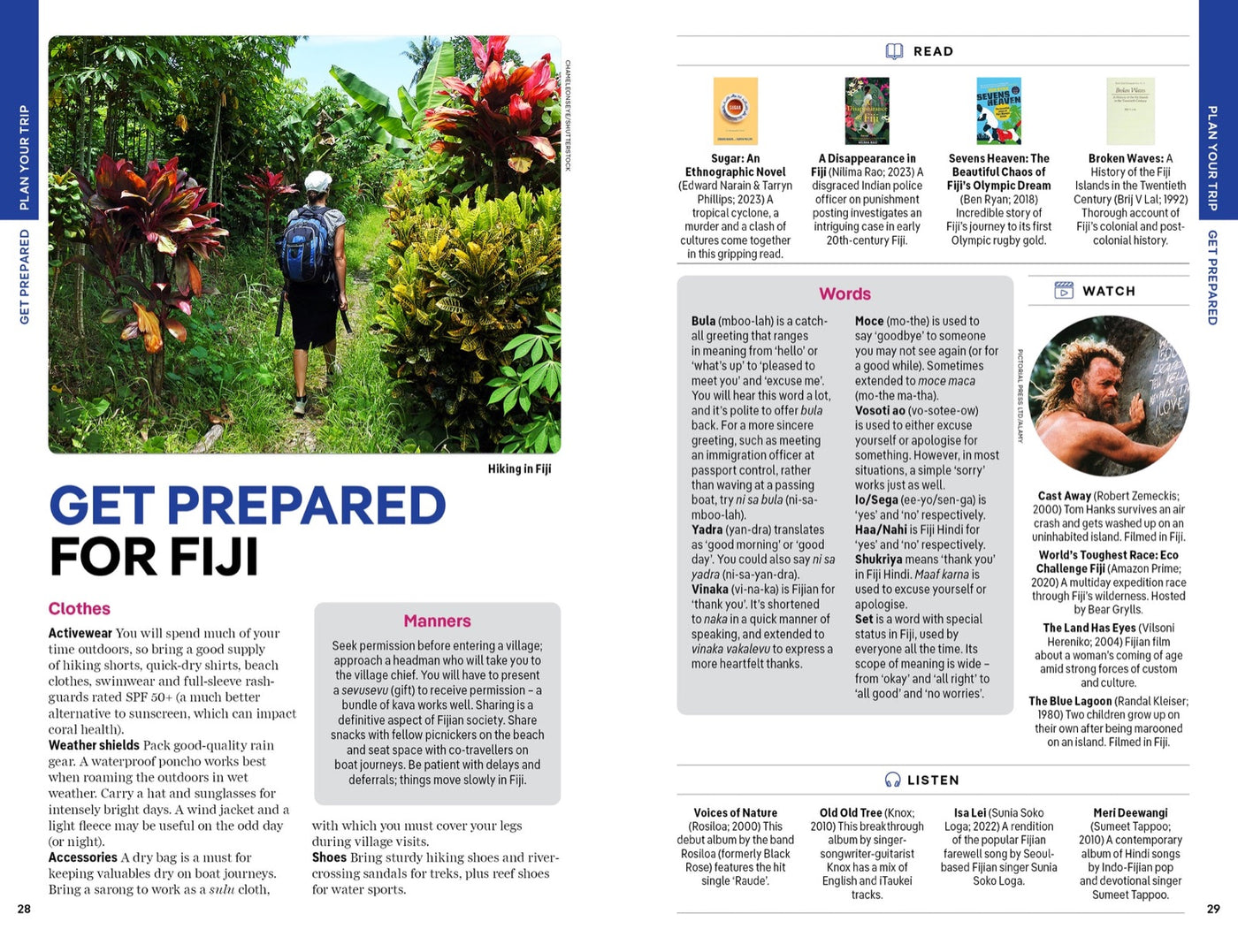 Lonely Planet Fiji inside page 7