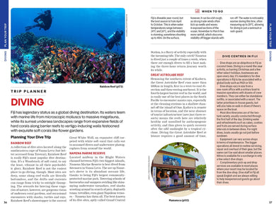 Lonely Planet Fiji inside page 9
