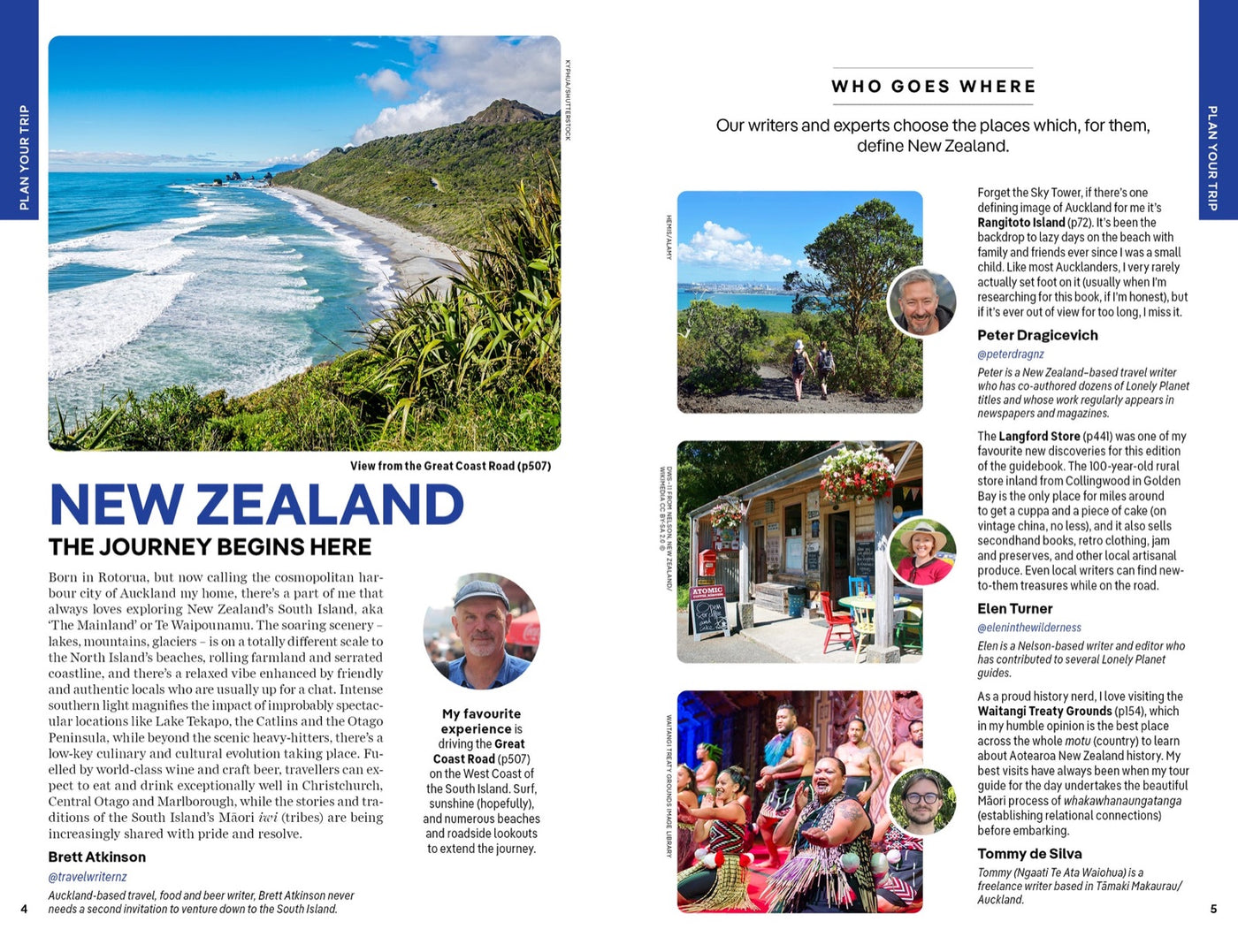 Lonely Planet New Zealand inside page 2