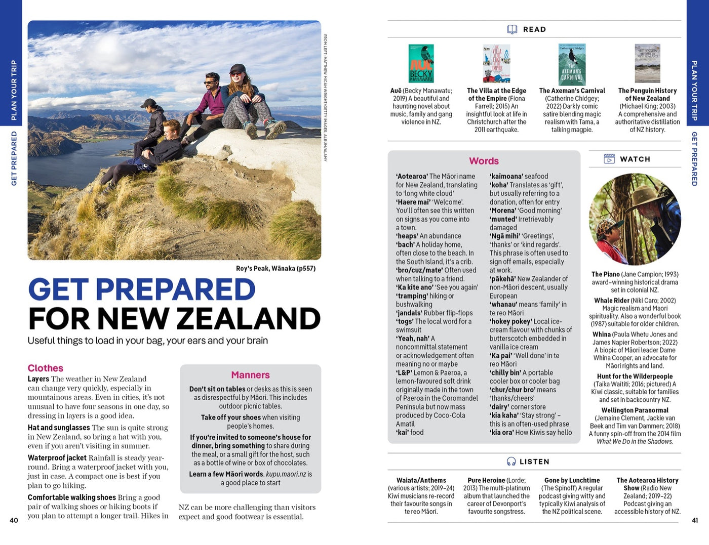 Lonely Planet New Zealand inside page 7