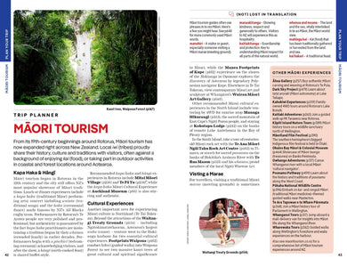 Lonely Planet New Zealand inside page 8