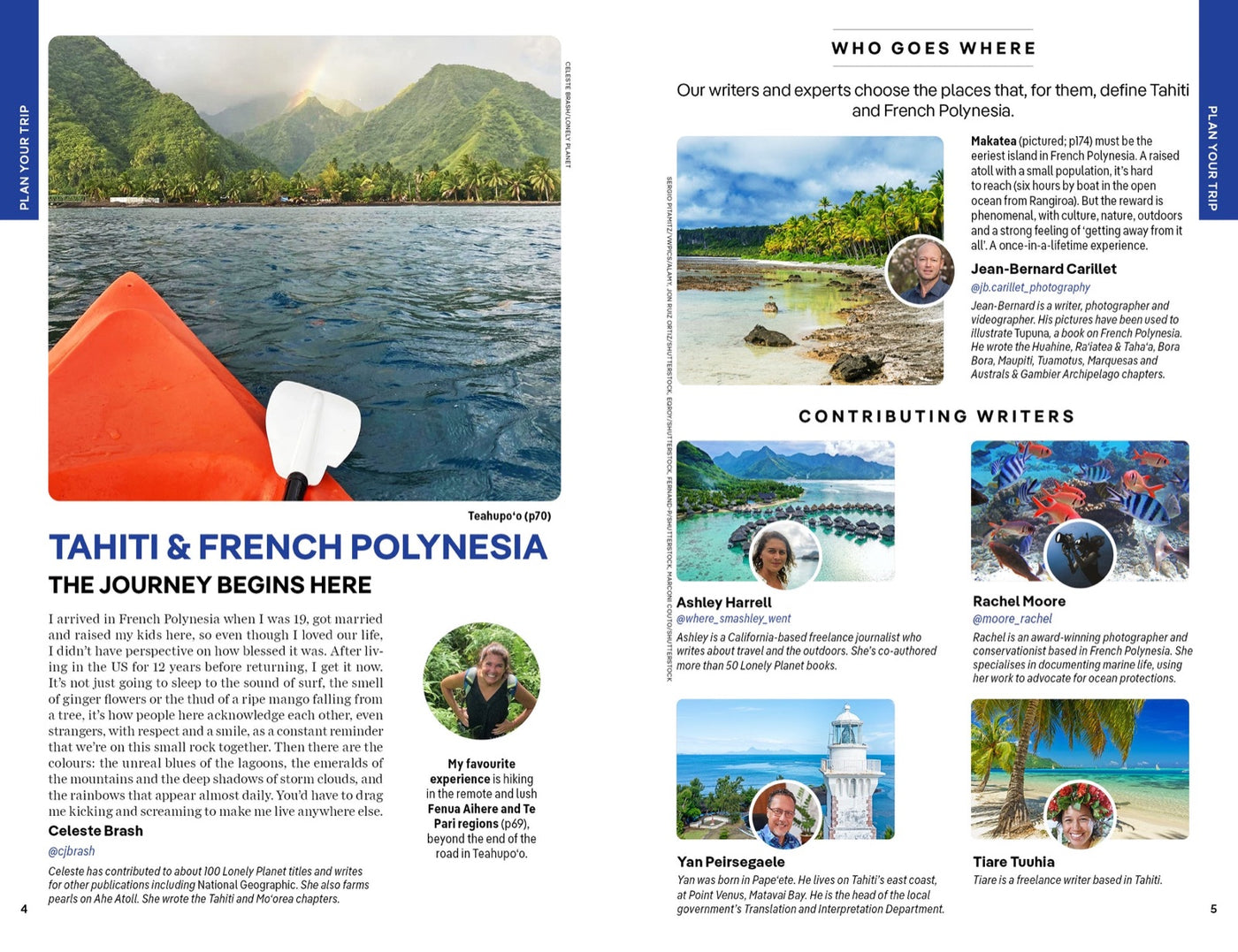 Lonely Planet Tahiti & French Polynesia inside page 2