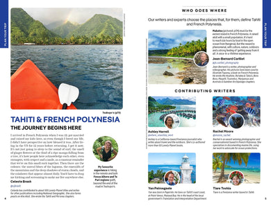 Lonely Planet Tahiti & French Polynesia inside page 2