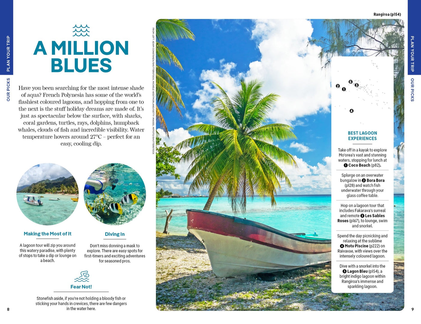 Lonely Planet Tahiti & French Polynesia inside page 4