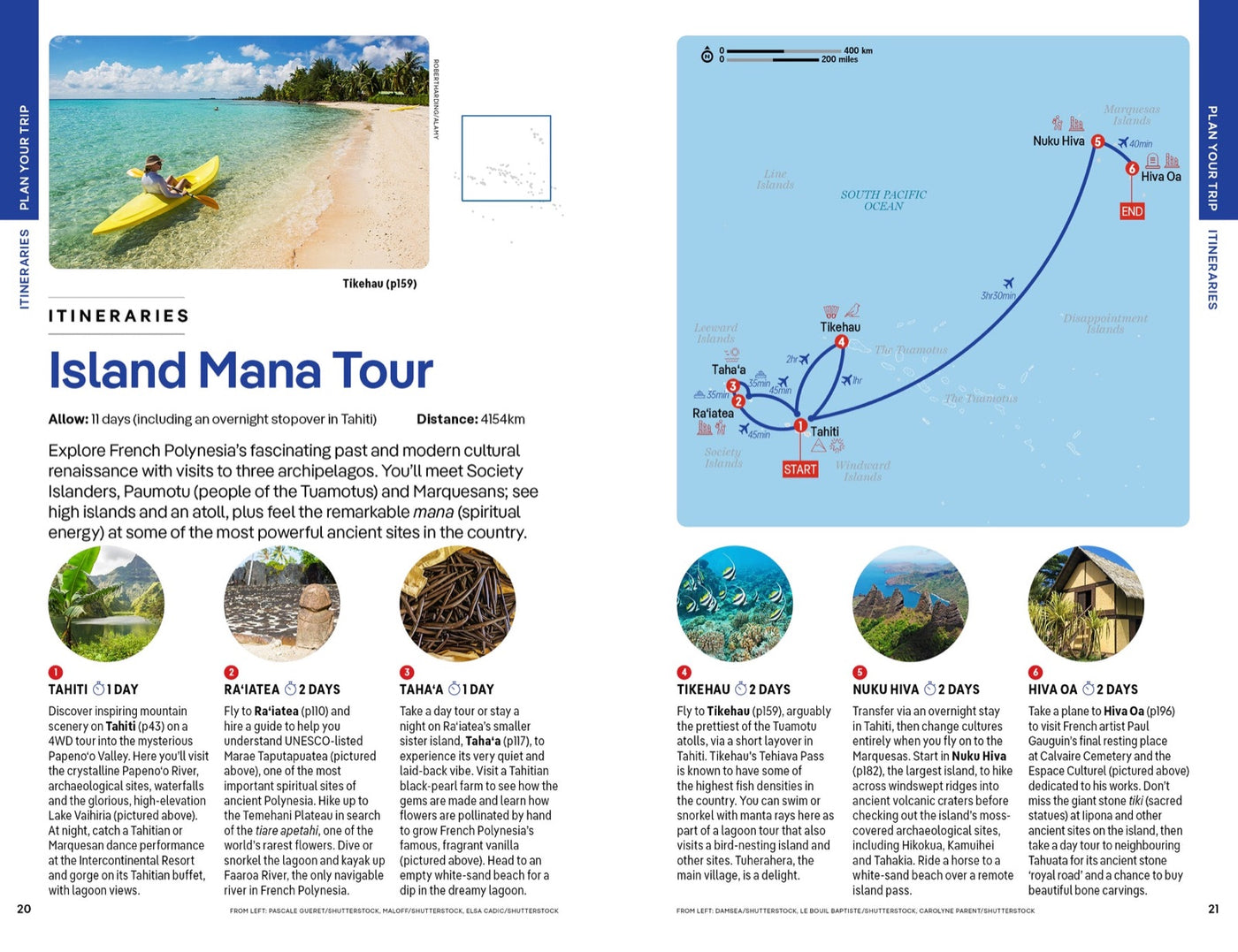 Lonely Planet Tahiti & French Polynesia inside page 5