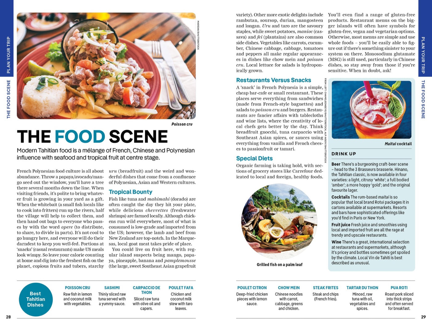 Lonely Planet Tahiti & French Polynesia inside page 8