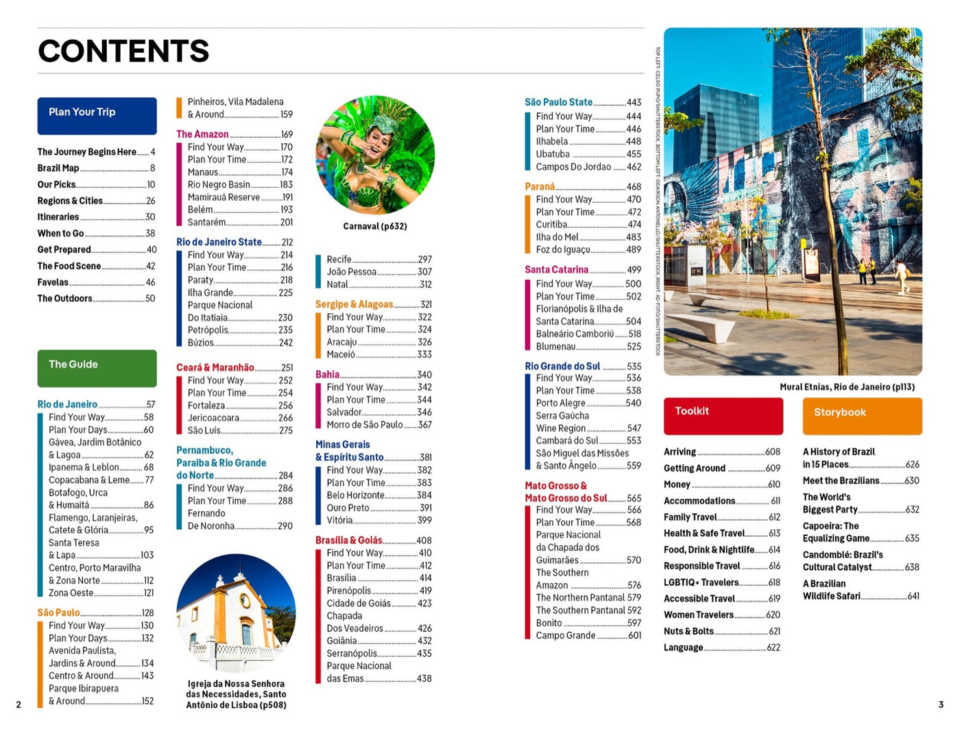 Lonely Planet Brazil inside page 1
