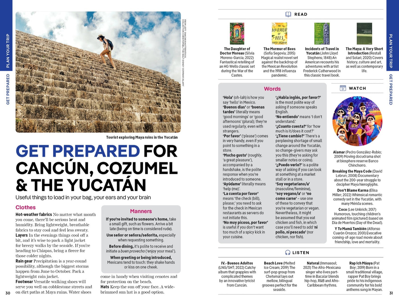 Lonely Planet Cancun, Cozumel & the Yucatan inside page 7
