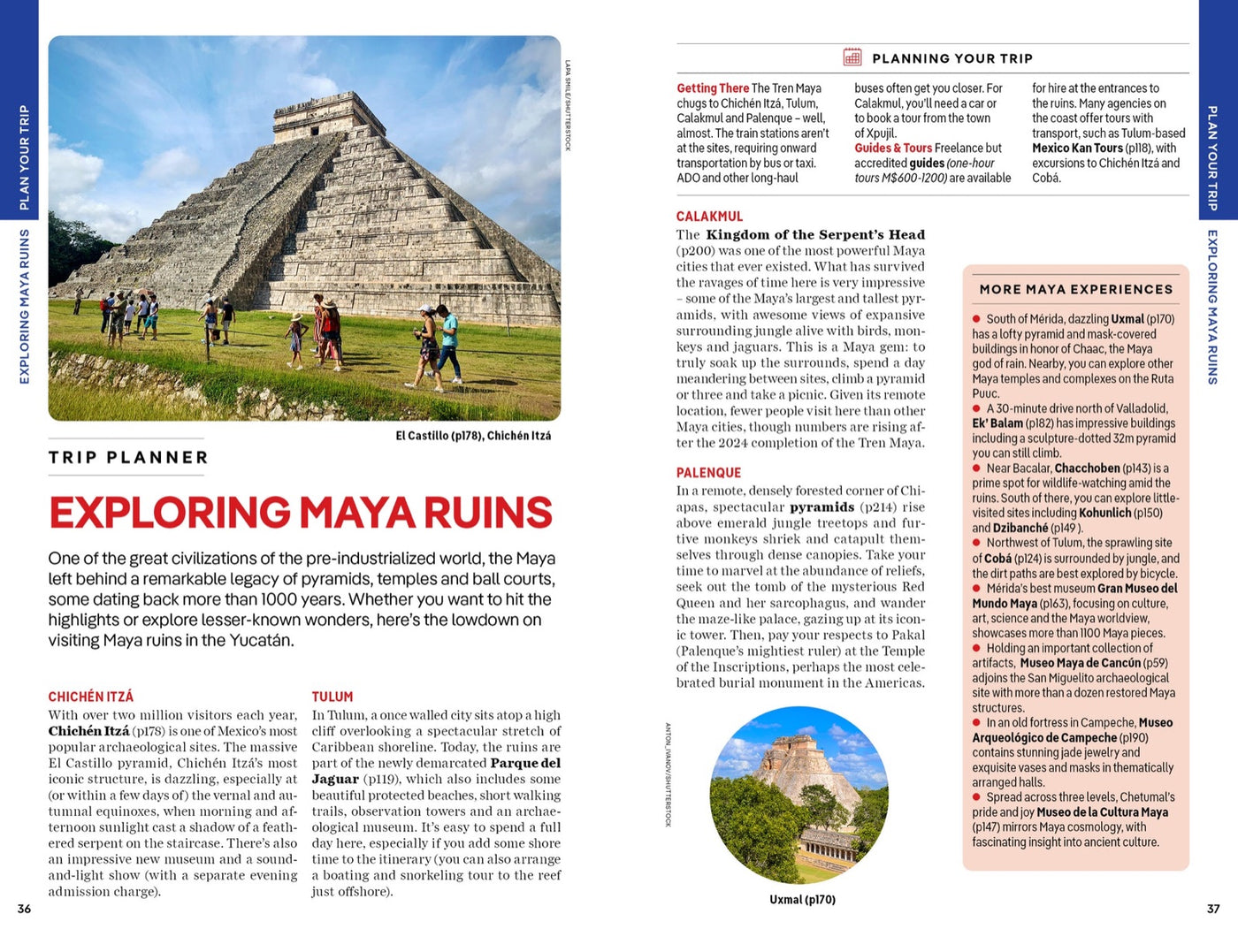 Lonely Planet Cancun, Cozumel & the Yucatan inside page 9