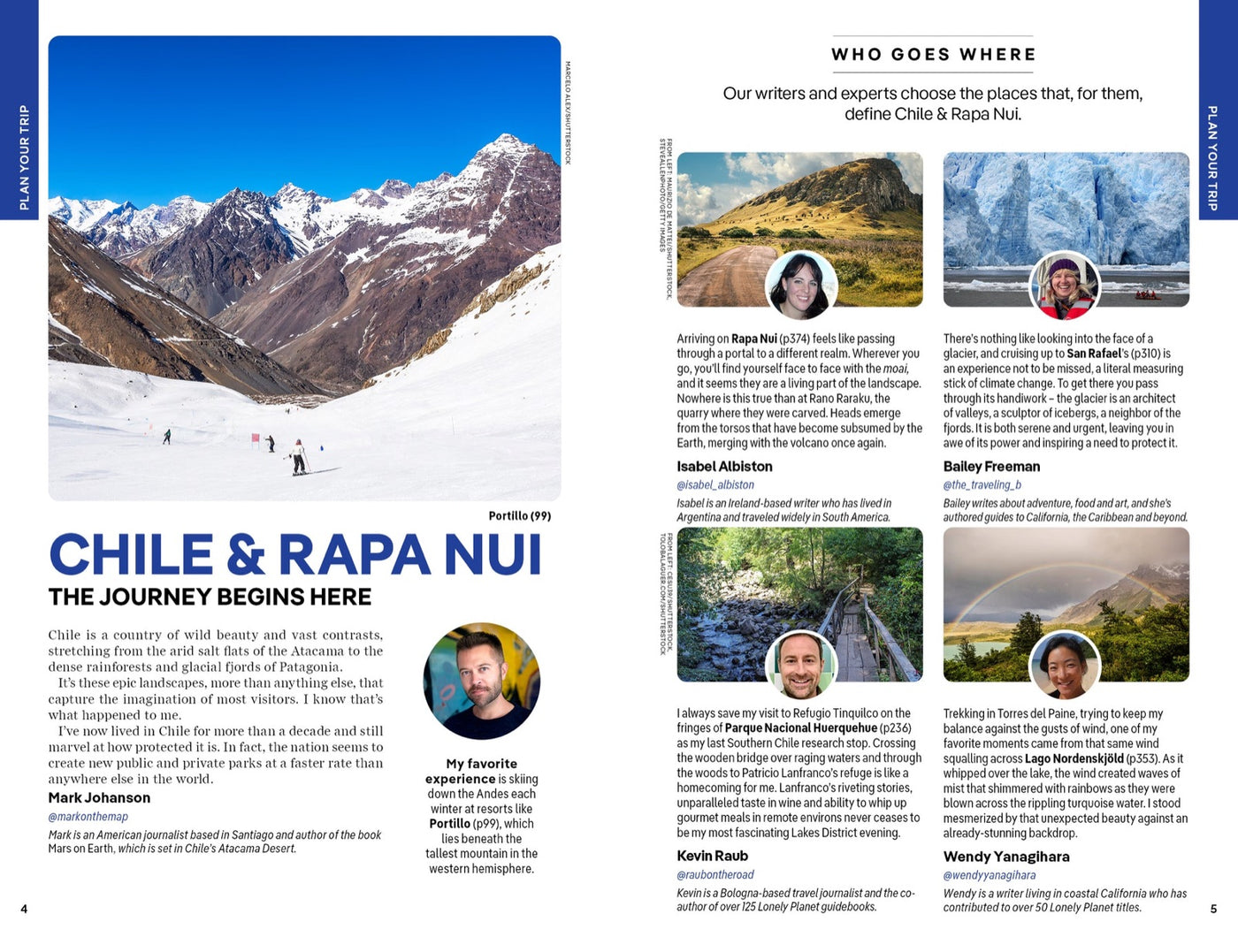 Lonely Planet Chile & Rapa Nui (Easter Island) inside page 2