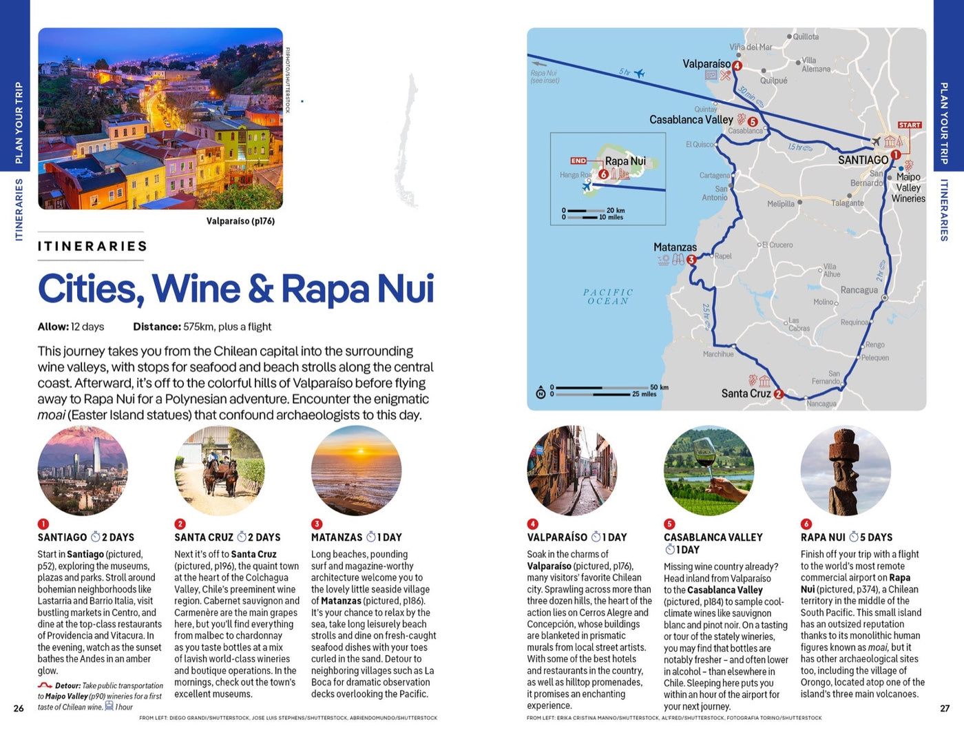 Lonely Planet Chile & Rapa Nui (Easter Island) inside page 5