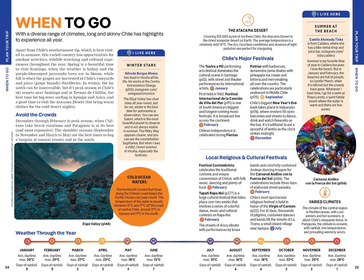 Lonely Planet Chile & Rapa Nui (Easter Island) inside page 6