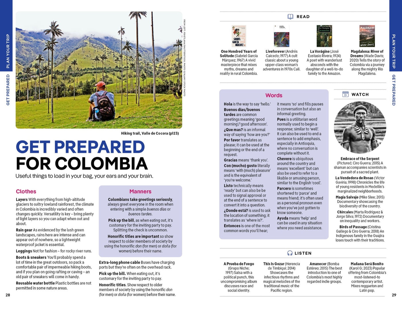 Lonely Planet Colombia inside page 7