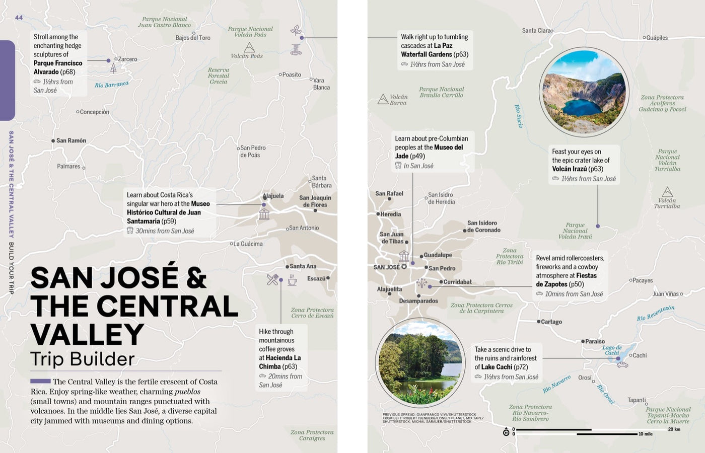 Lonely Planet Experience Costa Rica inside page 8